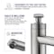 Anzzi Fifth Single Hole Single-Handle Bathroom Faucet in Brushed Nickel L-AZ073BN - alternate 10